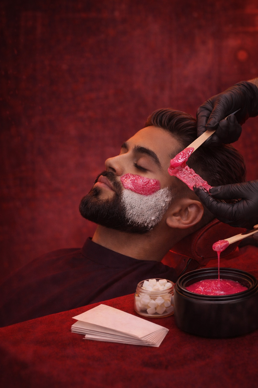 Gesichts-Waxing